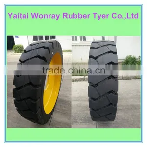 High Quality 10-16.5 12-16.5 Skid Steer Pneumatic and Solid Tires With Rim for Hot Sales thumbnail-1