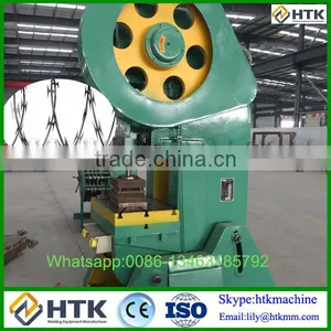 Best Quality Hot Dip Galvanized Concertina Razor Barbed Wire Making Machine thumbnail-3