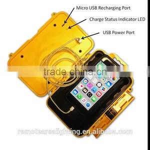 2016 Guangzhou Smart Box Usb Charging Port Security & Protection Tool 12W LED Watetproof Rechargeable Light PW7501 thumbnail-1