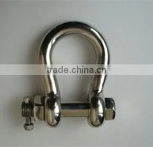 Forged U Stainless Steel Lifting Anchor Chain Dee Bow Shackle Price thumbnail-2