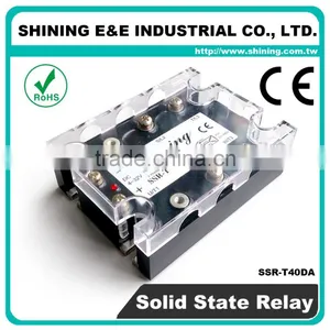 SSR-T40DA CE Approved With Black Color 40A Fotek SSR Relay thumbnail-5