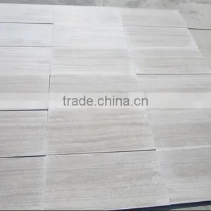 White Wood Grain Wood Marble Interior Wall Cladding thumbnail-6