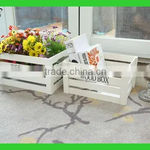 Small Wooden Box Home Decorative Storage Box thumbnail-1