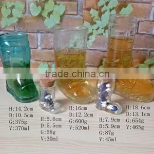Haonai Wholesale Stocked Funny Boot Shaped Beer Glass Mug thumbnail-4