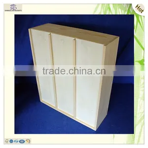 Wholesale Fsc Certified Natural Dividers Pine Wood Wine Boxes thumbnail-2
