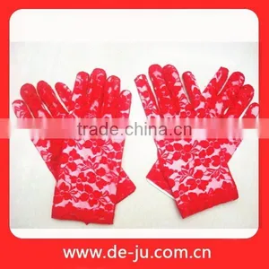 Colorful Decoration Bridal Gloves Sex Satin Gloves thumbnail-1