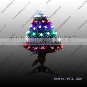60CM Jewelry Optical Fiber Tree LED All Five Corner Star Models Christmas Tree thumbnail-1