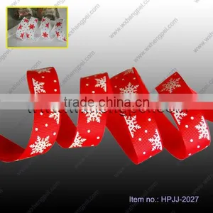 Christmas Ribbon Decoration Gift, Satin Ribbon, Christmas Pattern Ribbon thumbnail-1