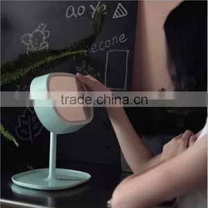 Makeup Mirror Lamp Multifunction Mirror With Table Lamp Small Thing Organizer LED Makeup Mirror Lamp For Sale thumbnail-2