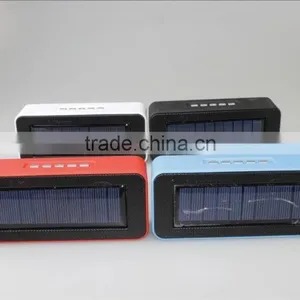 Factory Direct Sale New Arrival Outdoor Portable Solar Bluetooth Speaker Wireless Colorful Solar Speaker Support TF Card thumbnail-4
