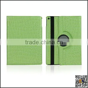 Crocodile Pattern Leather Case Flip Leather Case Protective Whirl Covers for Ipad Air2 thumbnail-3