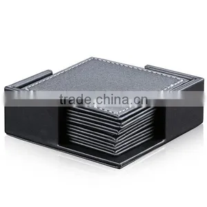 Double-faced Square Cup Mat, PU Leather of Insulation Pad thumbnail-3