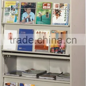 Modern Semi-automatic Shelf for Periodical,magazine Rack,modern Public Office Bookshelf thumbnail-1