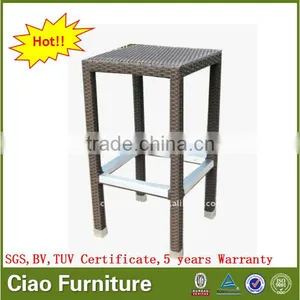Patio Bar Furniture Outdoor Wicker Bistro Bar Stools thumbnail-2
