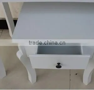 Bedroom Wooden Dresser, Dressing Table Set With Stool and Mirror, Make-up Home Furniture thumbnail-5