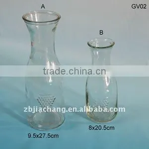 GV02 Clear Home Decoration Glass Flower Vase thumbnail-1