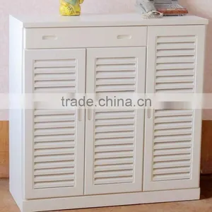 Modern Design Competitive Price Wooden Entrance Shoe Cabinet thumbnail-1
