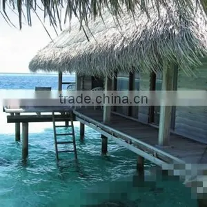 Cottage Decoration Synthetic Thatch Roof , PVC Material Synthetic Thatch Roof thumbnail-1
