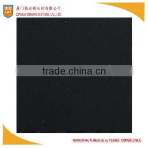 Absolute Black Artificial Quartz Slab for Tile and Countertop thumbnail-1