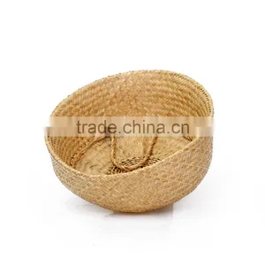 Nature Seagrass Storage Basket/ Decorative Seagrass Baskets thumbnail-4