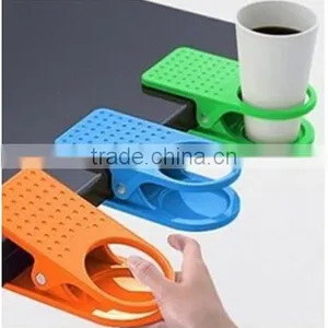 Colorful Clip On Table Cup Holders - Set Of 4 thumbnail-1