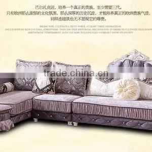 M868 Home Use High Class Living Room Furniture European Classical Wooden Fabric Sofa With Lounge Chaise thumbnail-1