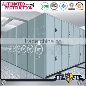 Library Furniture Compact Shelves Racks Steel Mobile File Cabinet Mass Book Storage Cabinet thumbnail-1