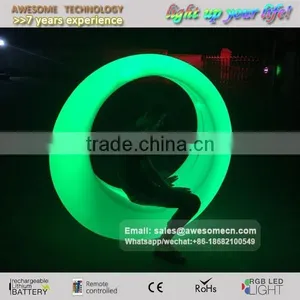 Outdoor Events Decorative Hanging Ring Shaped Led Illuminating Swing thumbnail-5