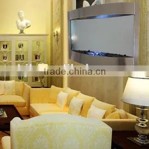 Contempo Luna Horizontal Mirror Wall Fountain for Office Decoration thumbnail-1