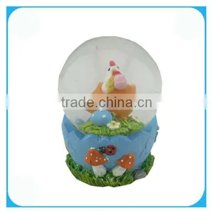 Resin Snow Globe Water For Easter thumbnail-1