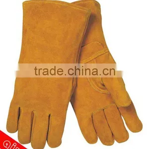 Cow Leather Welding Safety Gloves, Work Gloves, Cowhide Glvoes thumbnail-1