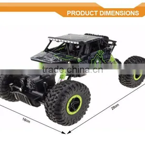 RC Car 4WD Rock Crawlers HB180B Off-Road Double Motors Vehicle 4x4 RC Bigfoot Truck thumbnail-5