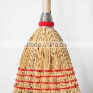 Corn Fiber Heavy-Duty Wire Banded Warehouse Soft Industrial Broom thumbnail-6