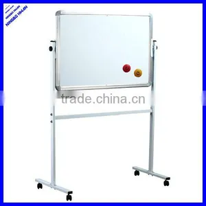 High Quality Mobile Magnetic White Board With Wheels Legs Whiteboard Stand thumbnail-1