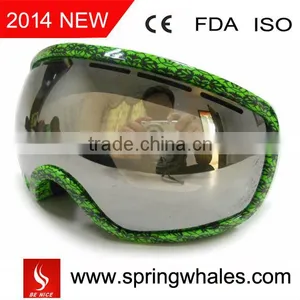 Hydrofilm Frame and Full Lens in REVO Mirror Sports Eyewear,custom Ski Goggles,ski Goggles thumbnail-1