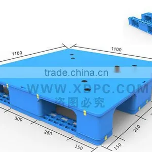 New Style Logistic 4-way Single Flat Face 3 Runner Plastic Pallet thumbnail-1