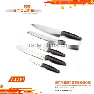 A3391 New Design Hot Sale 5pcs Stainless Steel Knife Set With Titanium Plated thumbnail-6