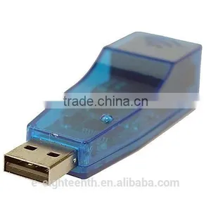 2016 New Arrival Ethernet External USB to Lan RJ45 Network Card Adapter 10/100 Mbps for Laptop PC thumbnail-2