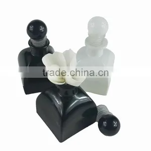 Bright Black/white Yurt Glass Bottle for 50ml Reed Diffuser With Cork/glass Stopper thumbnail-1