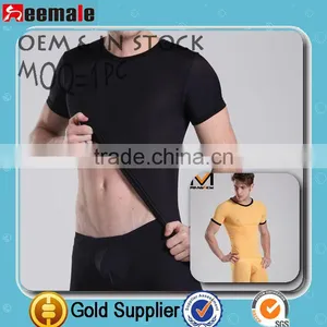 2014 Hot Sale Sexy Thin Men's Bodysuit Underwear Breathable Body Shaper SM03-11 thumbnail-1