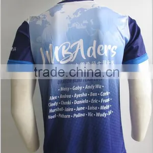 2016 Sublimation Running Tee Shirts, Club Custom Running Wear thumbnail-2
