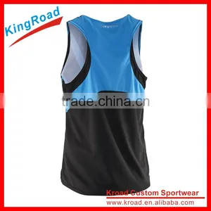 Custom Gym Tank Top of Running Team no Sleeve Cool Sports Singlet/vest for Men thumbnail-6