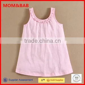 Newest Designed Plain Clothing Mom and Bab 2015 Summer Baby Dresses for Girls thumbnail-1