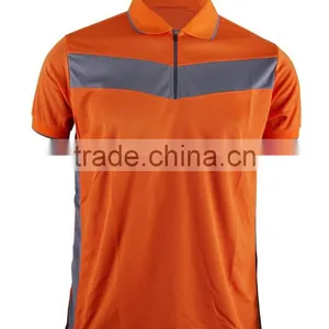 High Quality & Fashion Unisex Polo T-shirt With Zip thumbnail-3