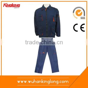 MENS SAFETY CONSTRUCTION RAILWAY 2 Pcs Jacket and Pants Work Suit thumbnail-6