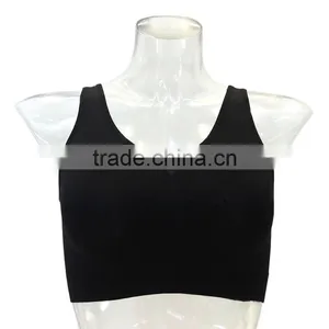 Hot Sale Women's Bra Underwear Comfortable Sexy Black Sports Bra Seamless thumbnail-5