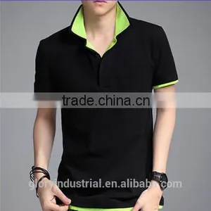 New Fashion Double Collar Polo t Shirt Men Factory thumbnail-1