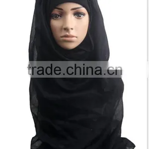 Muslim Pure Color Bag Towel Europe and the United States Fashion Super Large Cap Cover Scarf Scarf thumbnail-2