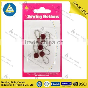 Widely Used Type Metal Buttons Extenders in Different Colors Crystal Bordered in High Tension With Strong Spring thumbnail-5