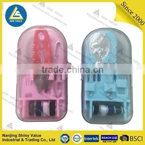 Transparent ABS Material Portable Hand Sewing Hand Sewing Use Plastic Box Travel Sewing Kit thumbnail-1